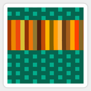 New Fall Colors Pattern Sticker